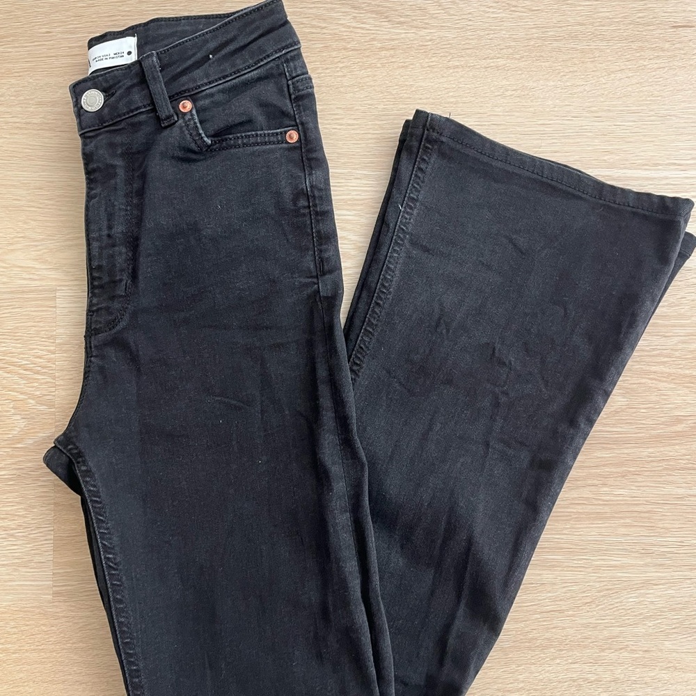 Black Zara Flare / bootcut  Jeans